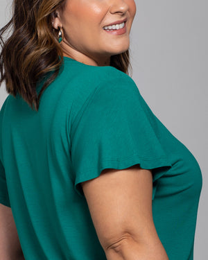 Blusa Essencial Manga Sino - Divina Garota