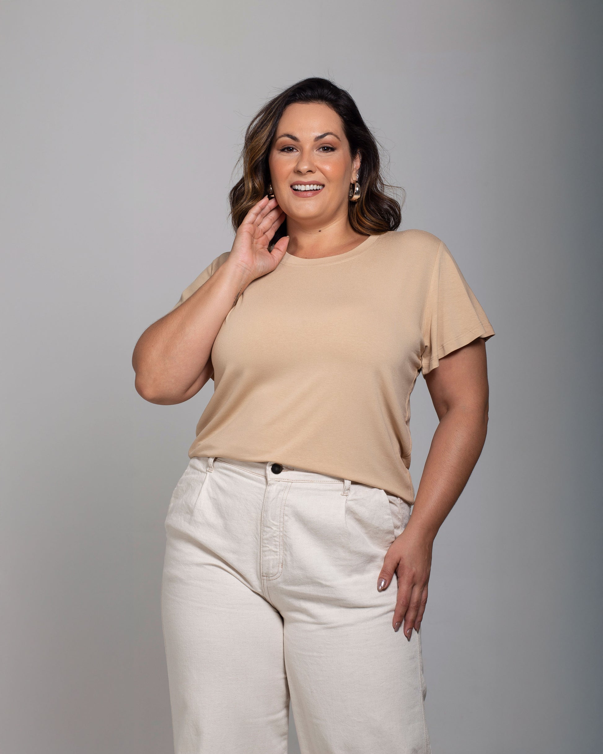 Blusa Essencial Manga Sino
