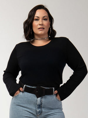 Blusa Manga Longa Essencial - Divina Garota