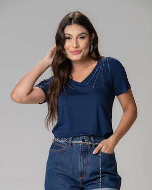 T-shirt Arabesco Strass - Divina Garota