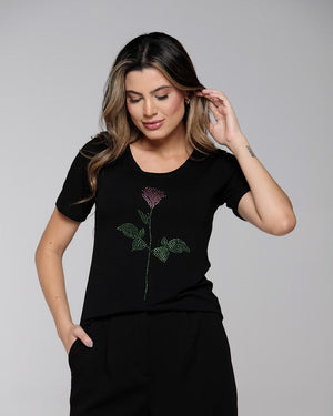 T-shirt Bela Rosa - Divina Garota
