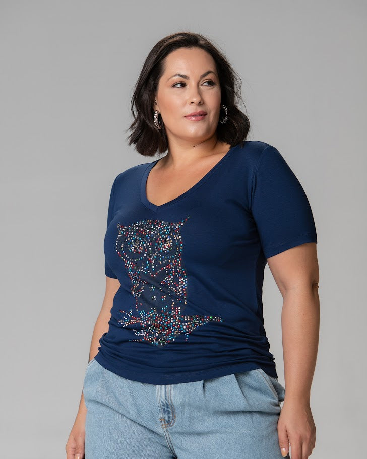 T-Shirt Coruja - Divina Garota