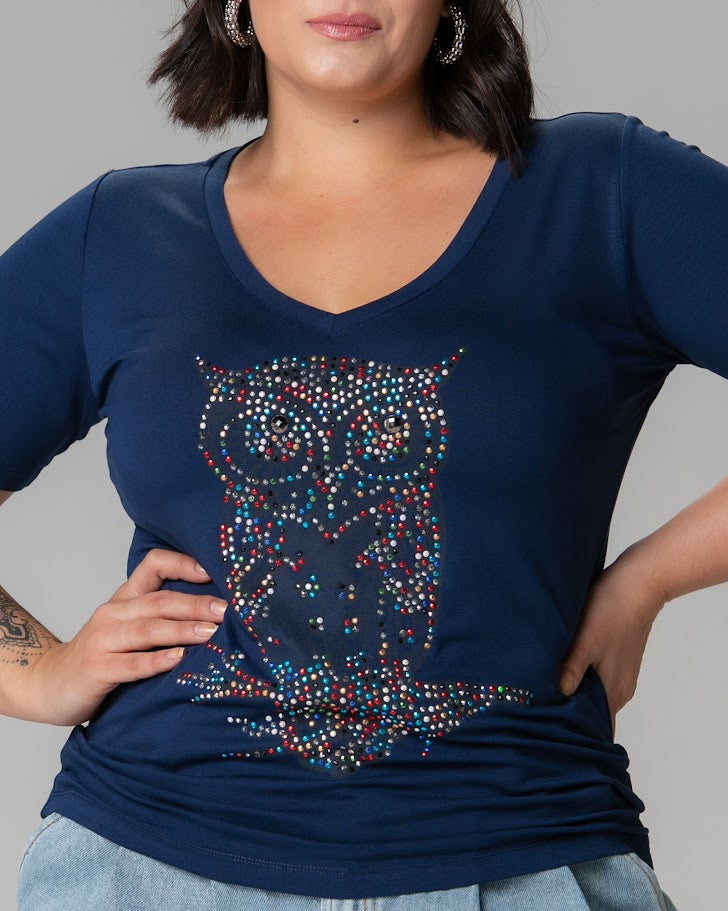 T-Shirt Coruja - Divina Garota