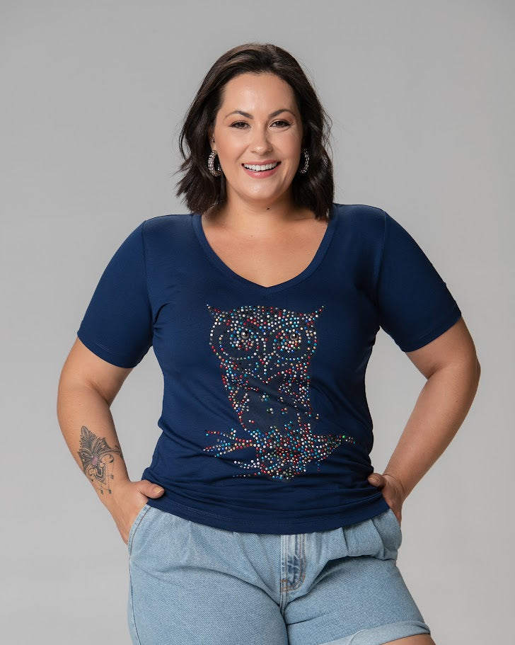 T-Shirt Coruja - Divina Garota