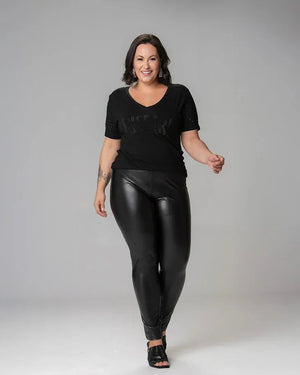 T-Shirt Inspire Strass - Divina Garota