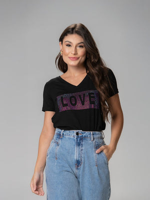 T-Shirt Love Neon - Divina Garota