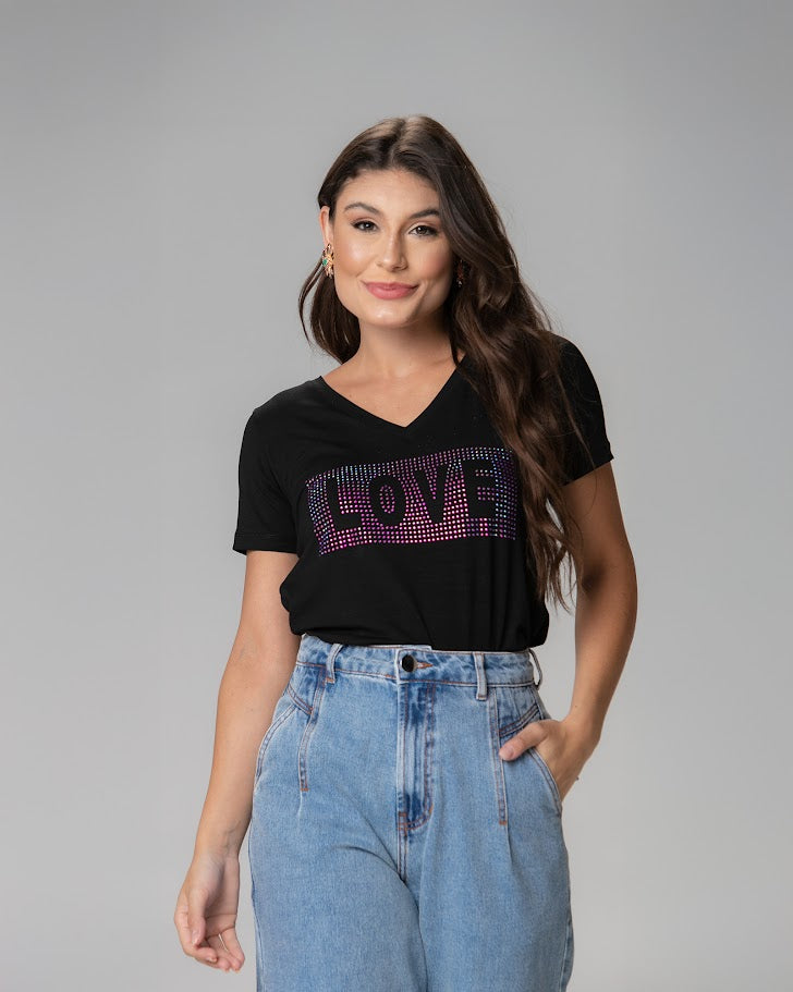 T-Shirt Love Neon - Divina Garota