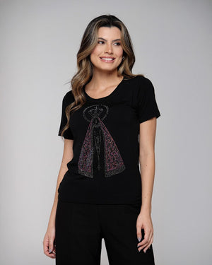 T-Shirt Santa Strass - Divina Garota