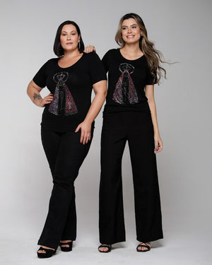 T-Shirt Santa Strass - Divina Garota