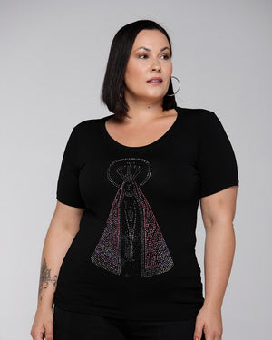 T-Shirt Santa Strass - Divina Garota