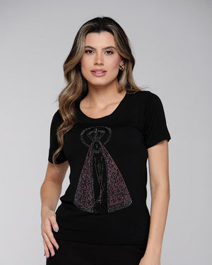 T-Shirt Santa Strass - Divina Garota