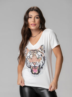 T-shirt Tigre - Divina Garota