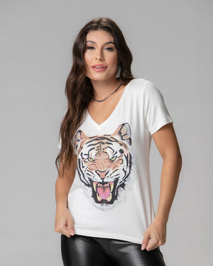 T-shirt Tigre - Divina Garota