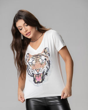 T-shirt Tigre - Divina Garota