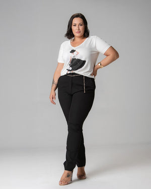 T-Shirt Menina de Saia - Divina Garota