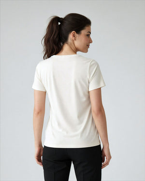 T-shirt Essencial Gola V Divina Garota