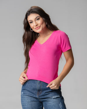 Kit 3 Peças Essenciais Gola V Divina Garota