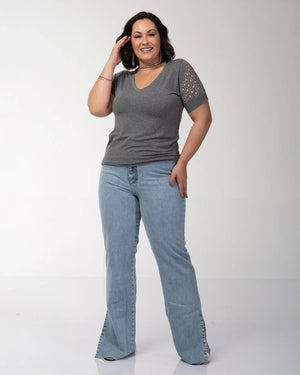 T-shirt Mosaico Strass - Divina Garota