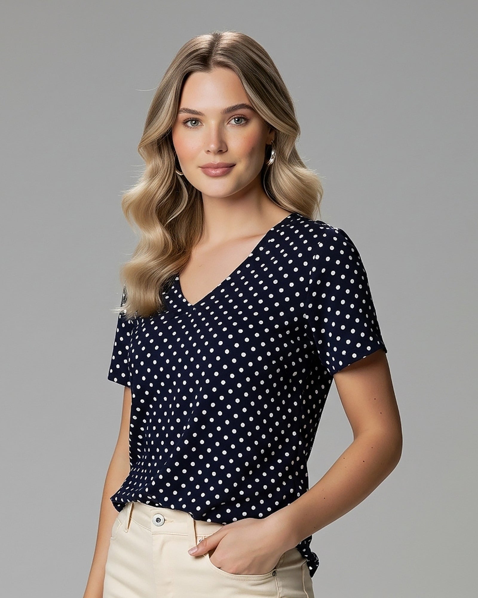 T-shirt Poá Marinho