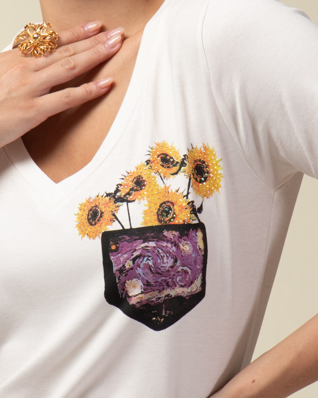T-shirt Noite Estrelada