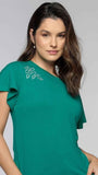 Blusa Bordada Flor de Lis