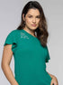 Blusa Bordada Flor de Lis