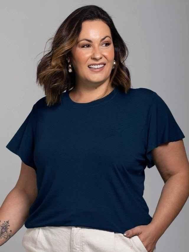 Blusa Essencial Manga Sino