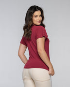 Blusa Essencial Manga Sino - Divina Garota