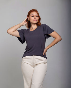 Blusa Essencial Manga Sino - Divina Garota