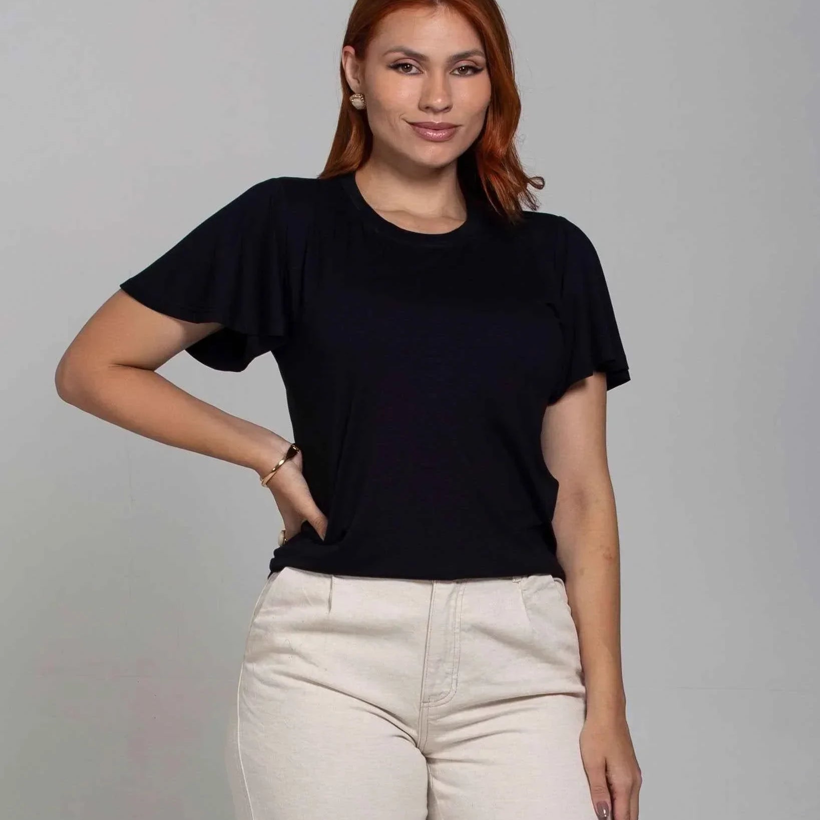 Blusa Essencial Manga Sino
