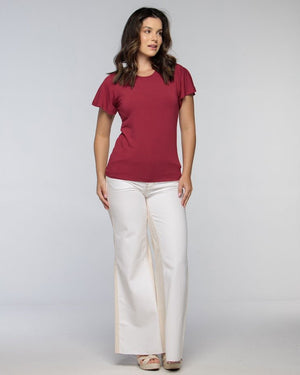 Blusa Essencial Manga Sino - Divina Garota