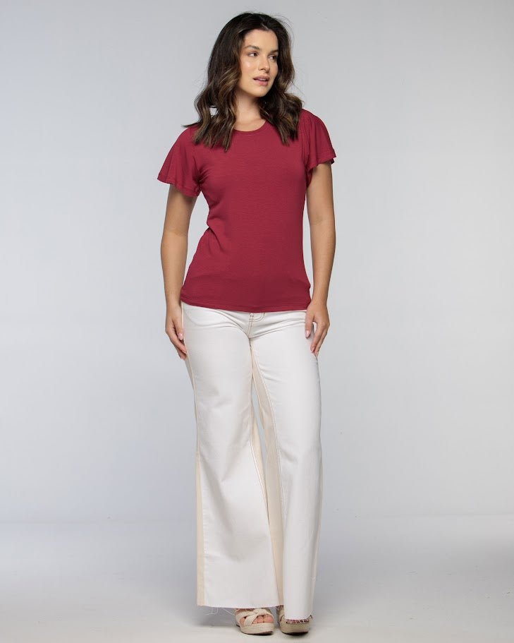 Blusa Essencial Manga Sino - Divina Garota