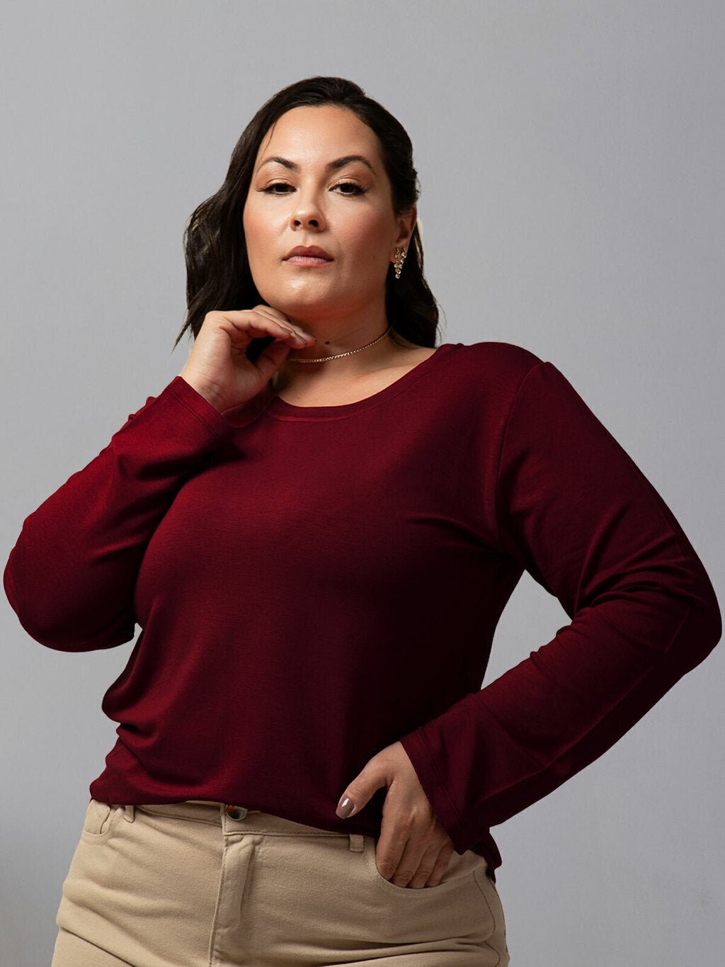 Blusa Manga Longa Essencial - Divina Garota