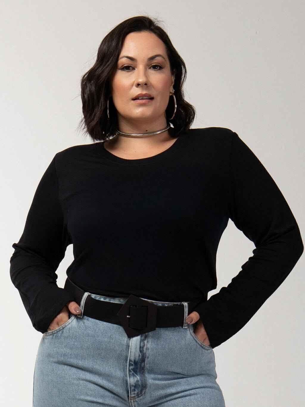Blusa Manga Longa Essencial