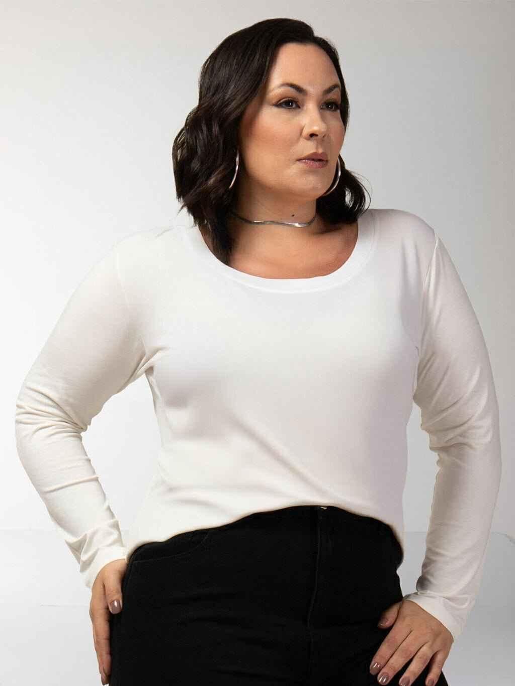 Blusa Manga Longa Essencial
