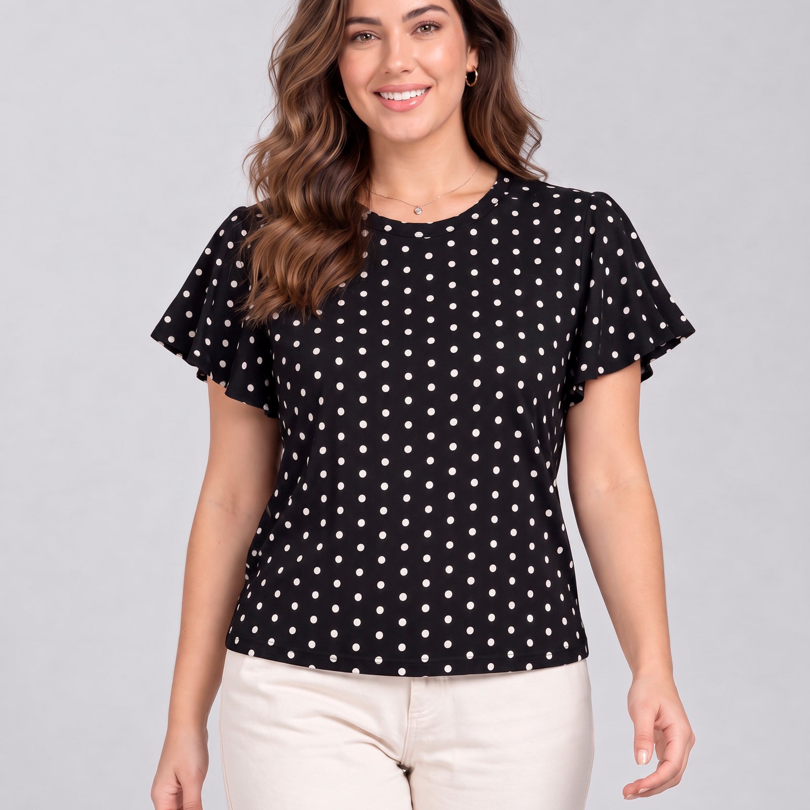 Blusa Sino Poá Preto