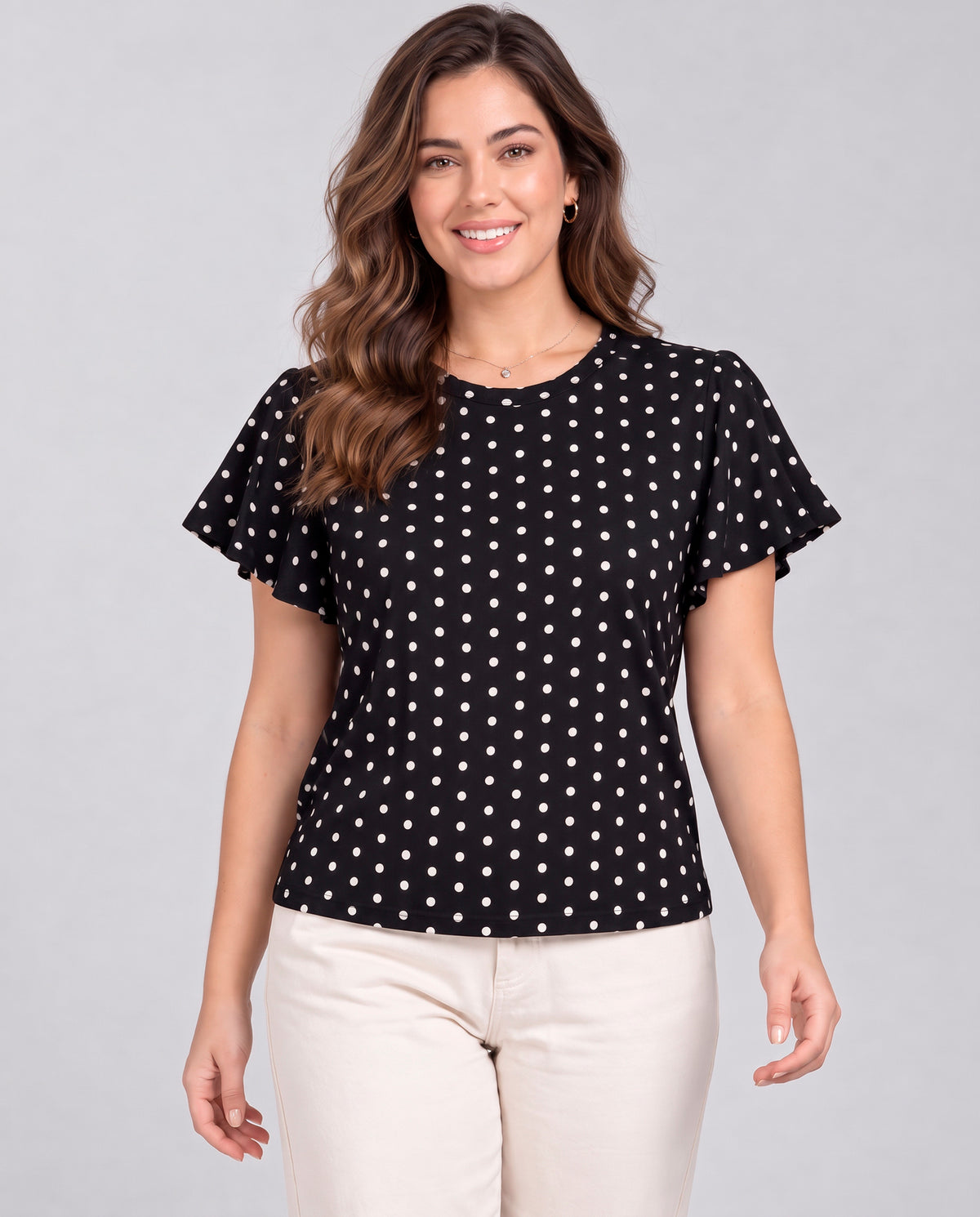 Blusa Sino Poá Preto