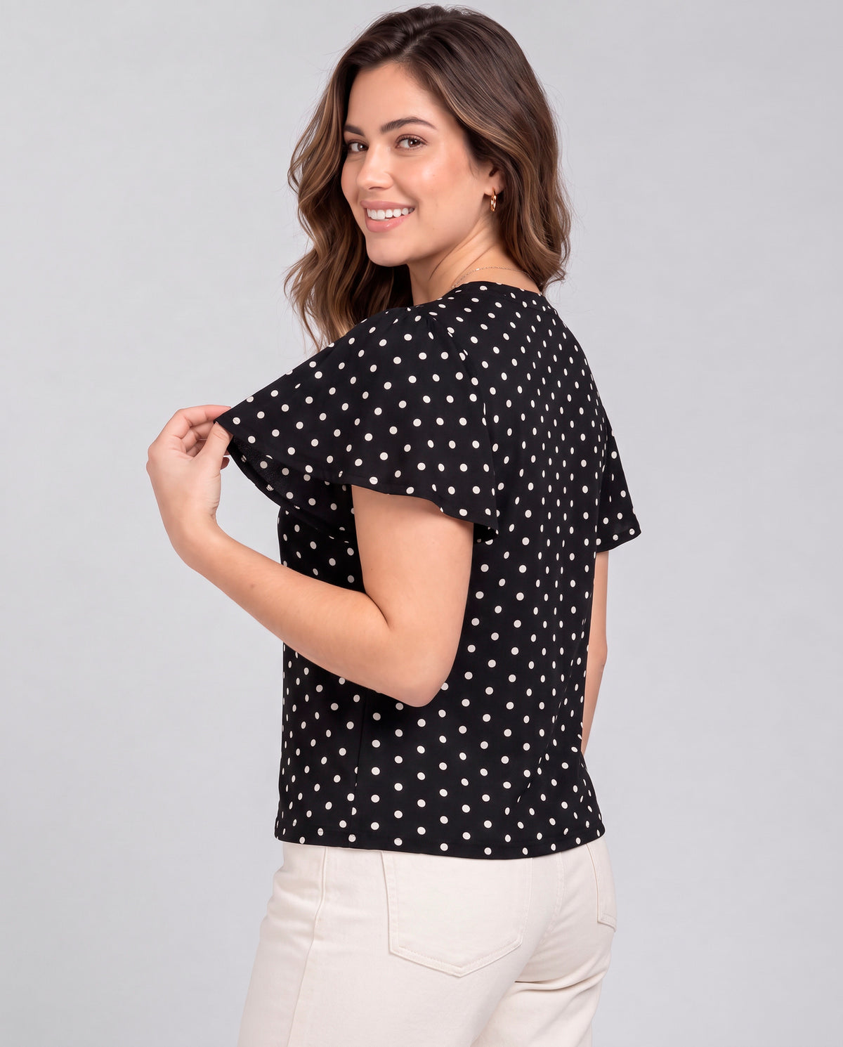 Blusa Sino Poá Preto