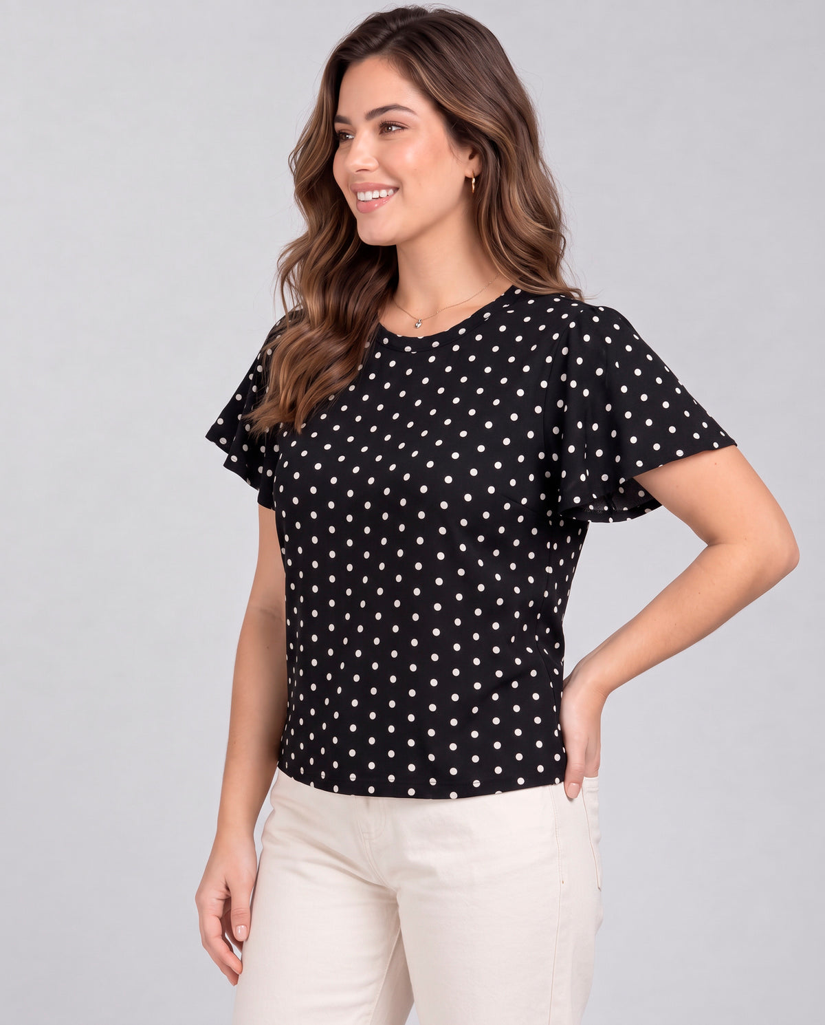 Blusa Sino Poá Preto