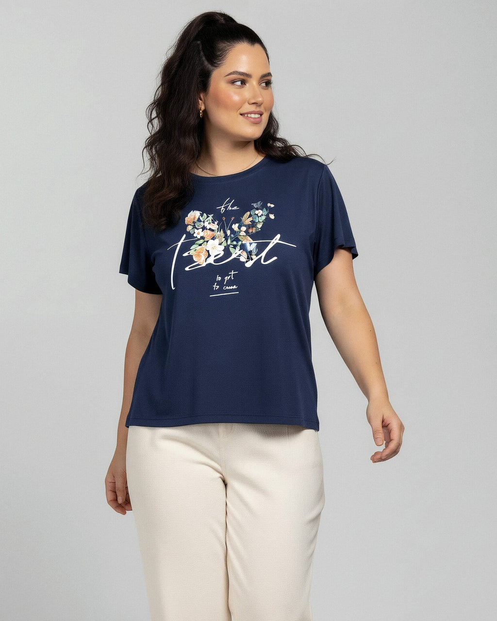 Blusa Sino Best Floral - Divina Garota