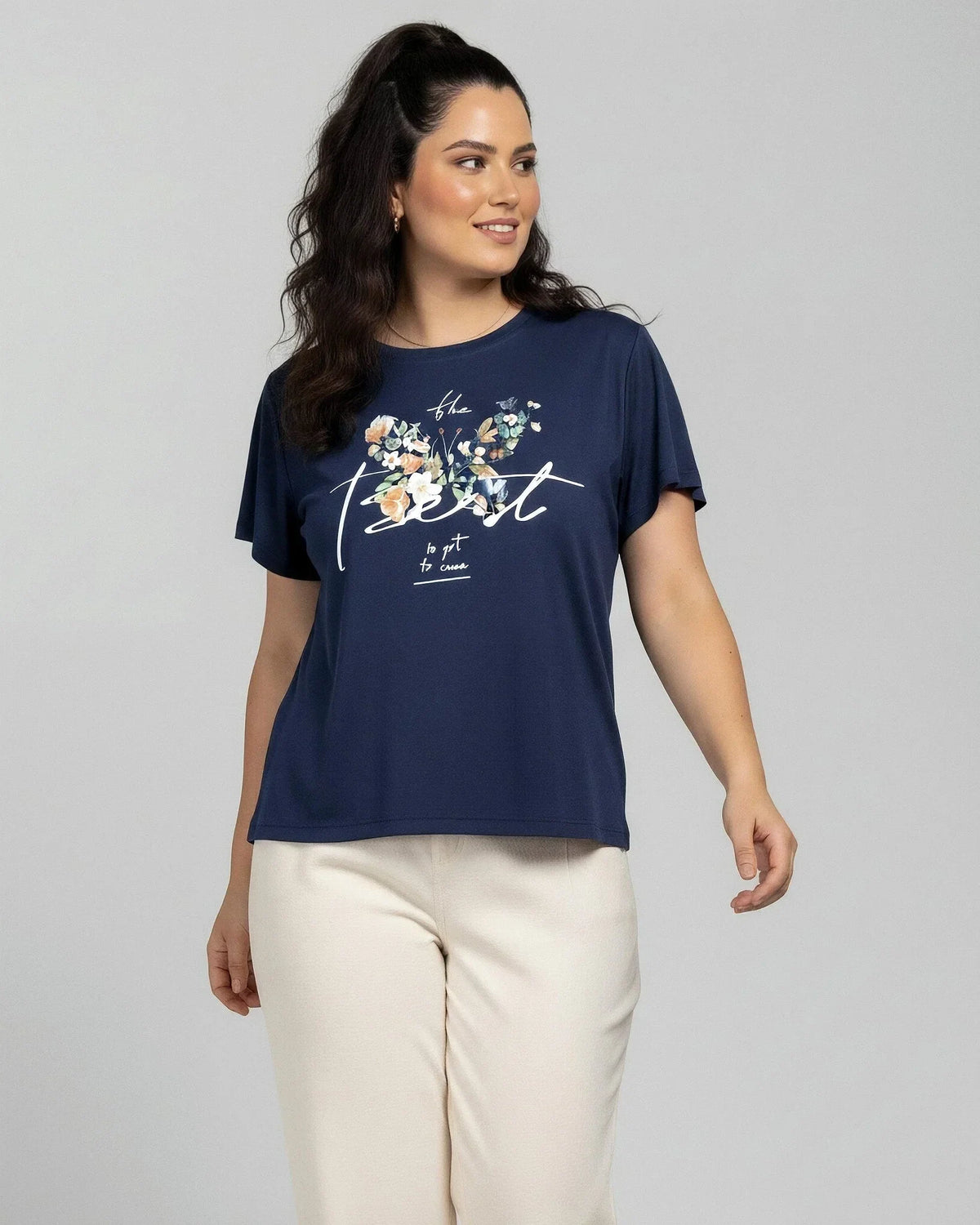 Blusa Sino Best Floral - Divina Garota
