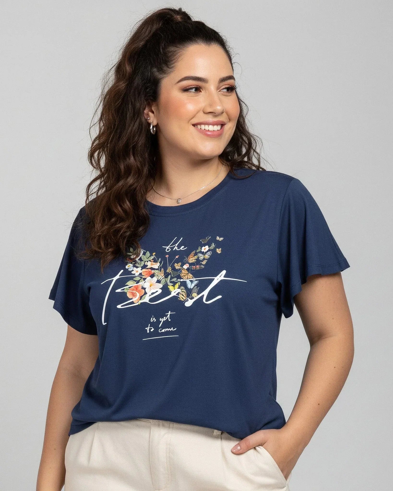 Blusa Sino Best Floral - Divina Garota