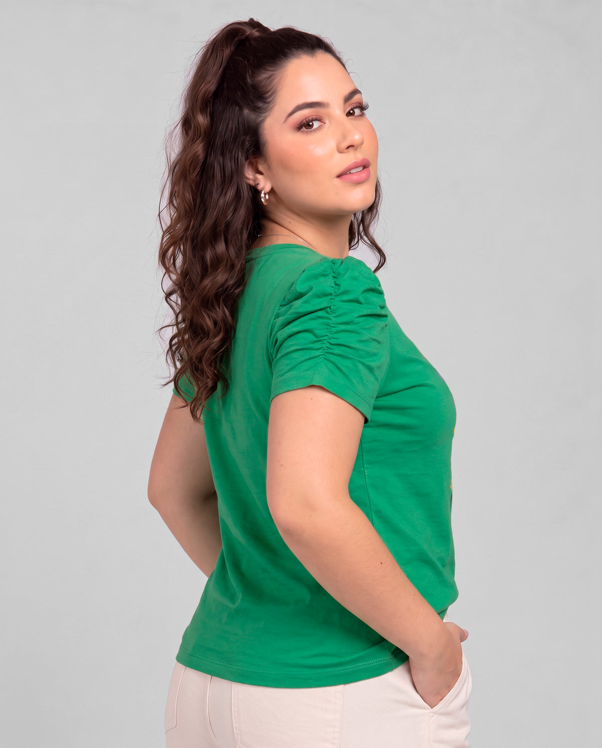 Blusa Bufante Flores de Verão