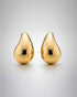Brinco Gota Lisa Dourado