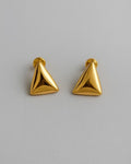 Brinco Triangular Dourado - Divina Garota