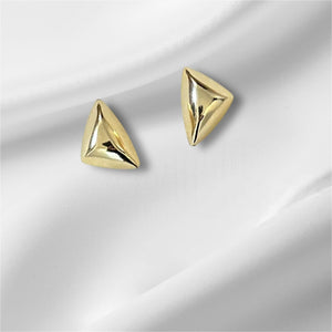 Brinco Triangular Dourado - Divina Garota