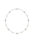 Colar Choker Aurora Prateada - Divina Garota