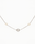 Colar Choker Aurora Prateada - Divina Garota