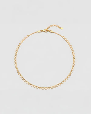 Colar Choker Corações - Divina Garota