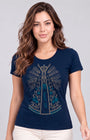 T-shirt Nossa Senhora Strass
